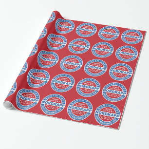 Cadeau NORDKAPP Norvège papier d'emballage