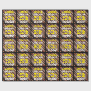Cadeau Nuances De Papier D'Enveloppement Brown 60E Annive