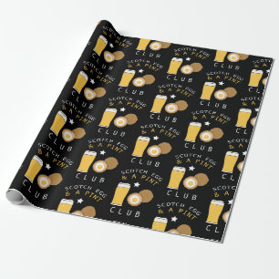 Cadeau Oeuf écossais et papier d'enveloppement Pint Club