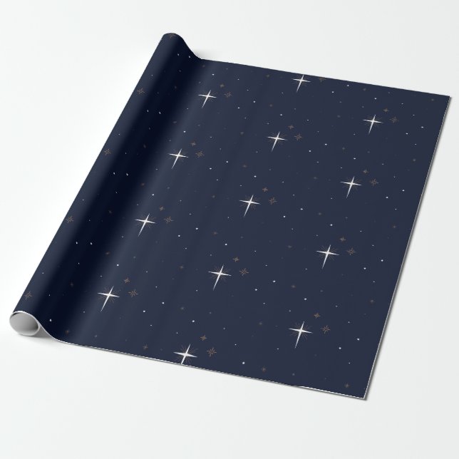 Cadeau Oh papier d'emballage de nuit sainte (Déroulé)