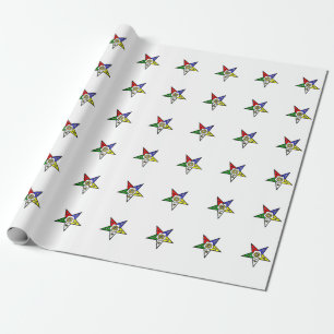 Cadeau Ordre du papier d'enveloppement des étoiles orient