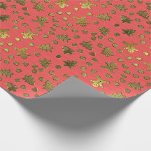 Pain de gingembre d'or sur le papier d'emballage