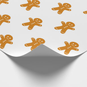 Cadeau Pain d'épices homme motif Papier d'enveloppement d