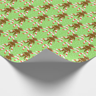 Cadeau Pain d'épices Hommes & Bonbons Papier à envelopper