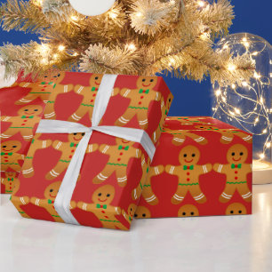 Cadeau Pain d'épices Motif - Papier à envelopper