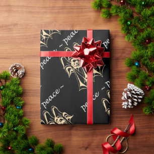 Cadeau Paix ! Papier de recouvrement d'anges