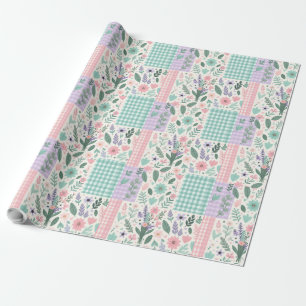 Cadeau Papier à écailles Pastel Floral