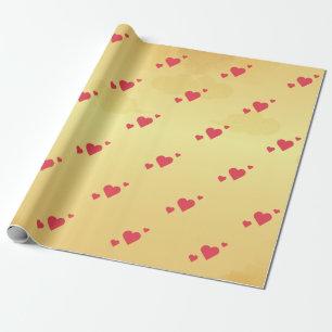 Cadeau Papier à enveloppement à thème d'amour