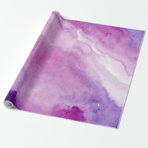 Cadeau Papier à enveloppement Abstrait en marbre violet