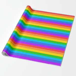 Cadeau Papier à enveloppement arc-en-ciel