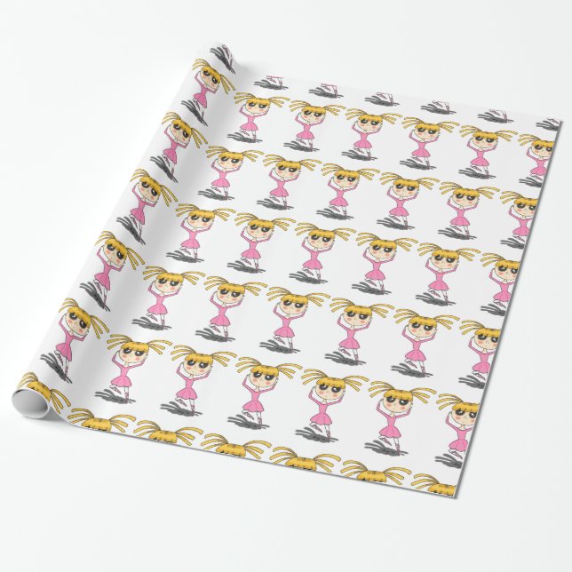 Cadeau Papier à enveloppement Ballerina (Déroulé)
