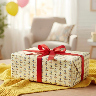 Cadeau Papier à enveloppement blanc neige
