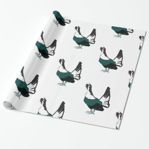 Cadeau Papier à enveloppement brillant pour oiseaux caper