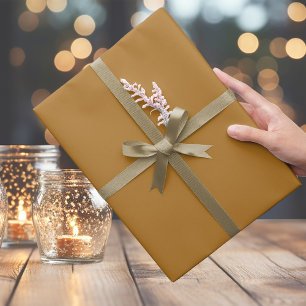 Cadeau Papier à enveloppement Brown doré tendance