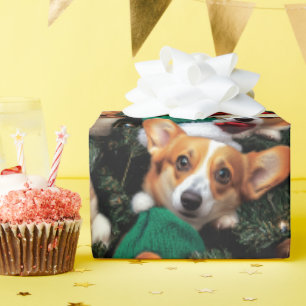 Cadeau Papier à enveloppement Corgi