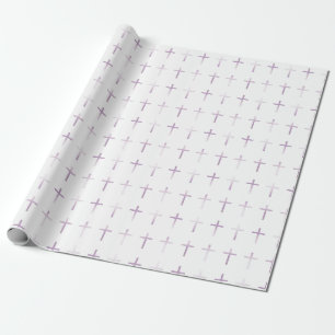 Cadeau Papier à enveloppement croisé de la lavande de c