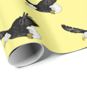 Cadeau Papier à enveloppement d'aigle