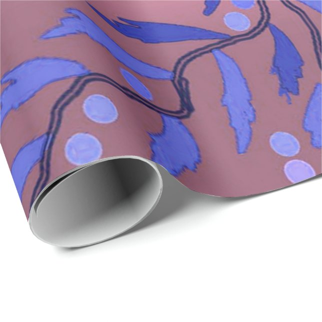 Cadeau Papier à enveloppement d'algues (Coin rond)