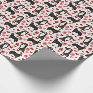 Cadeau Papier à enveloppement de chien de montagne berno
