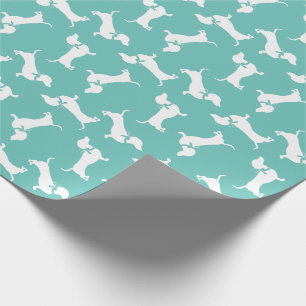 Cadeau Papier à enveloppement de chien Wiener Chien Chien