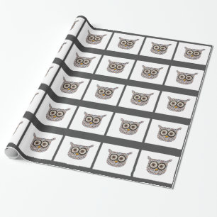 Cadeau Papier à enveloppement de Chouette Tweed