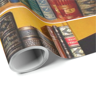 Cadeau Papier à enveloppement de livres anciens