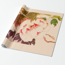 Papier à enveloppement de matte Poppies japonaises