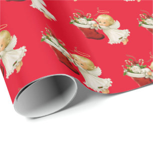 Cadeau Papier à enveloppement de Noël - Petit ange