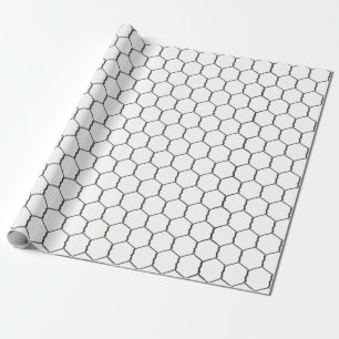 Cadeau Papier à enveloppement de poulets de ferme rustiq