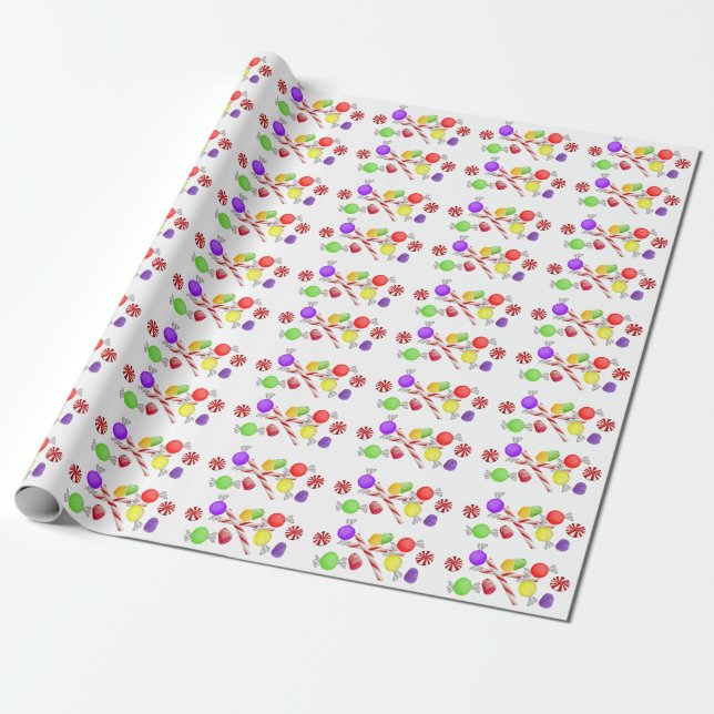 Cadeau Papier à enveloppement de prunes de sucre (Déroulé)