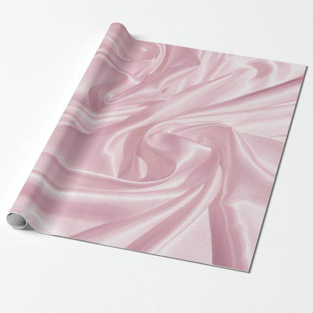 Cadeau Papier à enveloppement de soie rose (Déroulé)