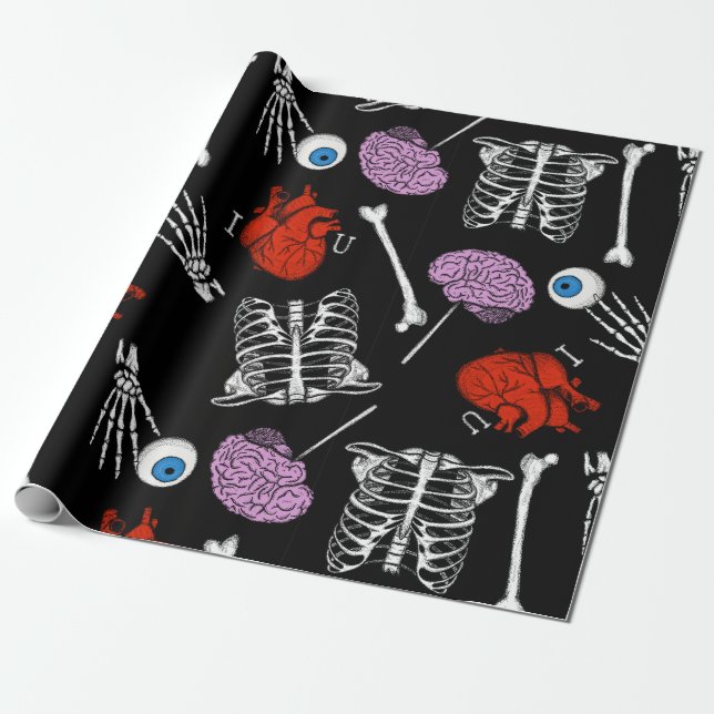 Cadeau Papier à enveloppement d'Halloween (Déroulé)