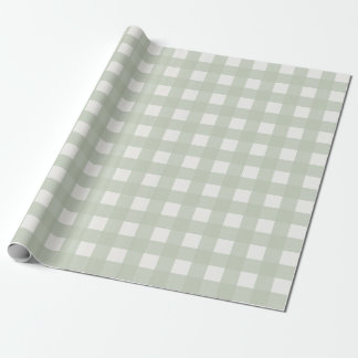 Cadeau Papier à enveloppement doux vert