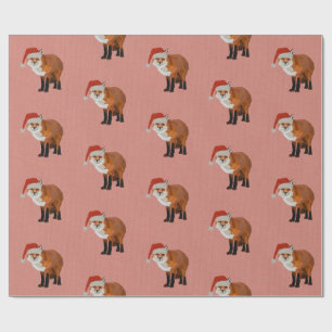 Cadeau Papier à enveloppement FESTIVE FOX