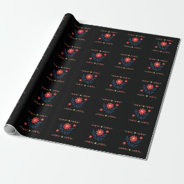 Cadeau Papier à enveloppement floral