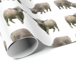 Cadeau Papier à enveloppement français pour vache Highlan