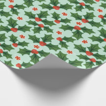 Papier à enveloppement Holly & Mint