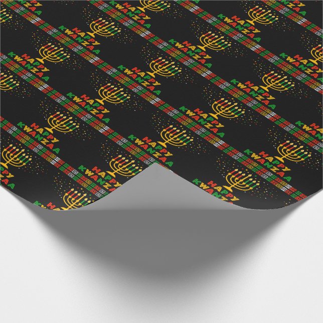 Cadeau Papier à enveloppement Kwanzaa (Coin)