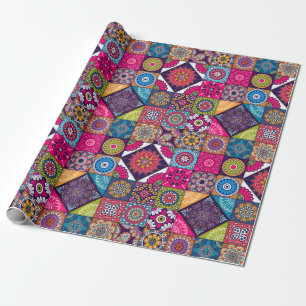 Cadeau Papier à enveloppement Mandala