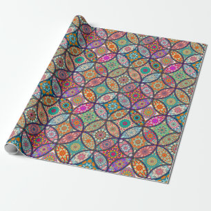 Cadeau Papier à enveloppement Mandala