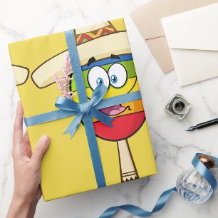 Cadeau Papier à enveloppement maracé mexicain