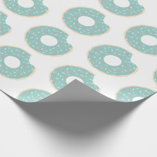 Cadeau Papier à enveloppement Motif à la viande vert