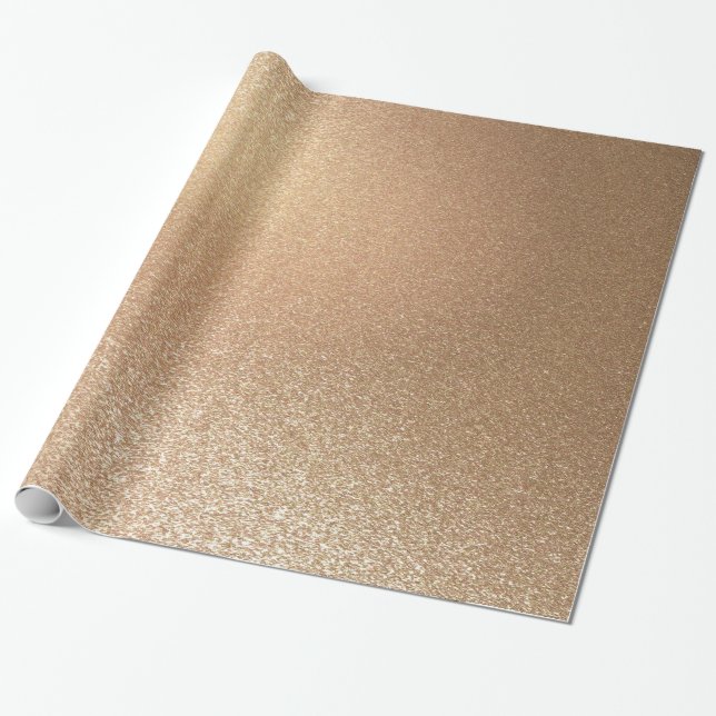 Cadeau Papier à enveloppement or brillant (Déroulé)