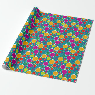 Cadeau Papier à enveloppement ornemental brillant