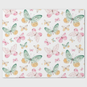 Cadeau Papier à enveloppement papillon