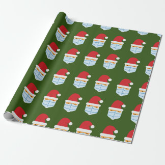 Cadeau Papier à enveloppement Père Noël Maskmas