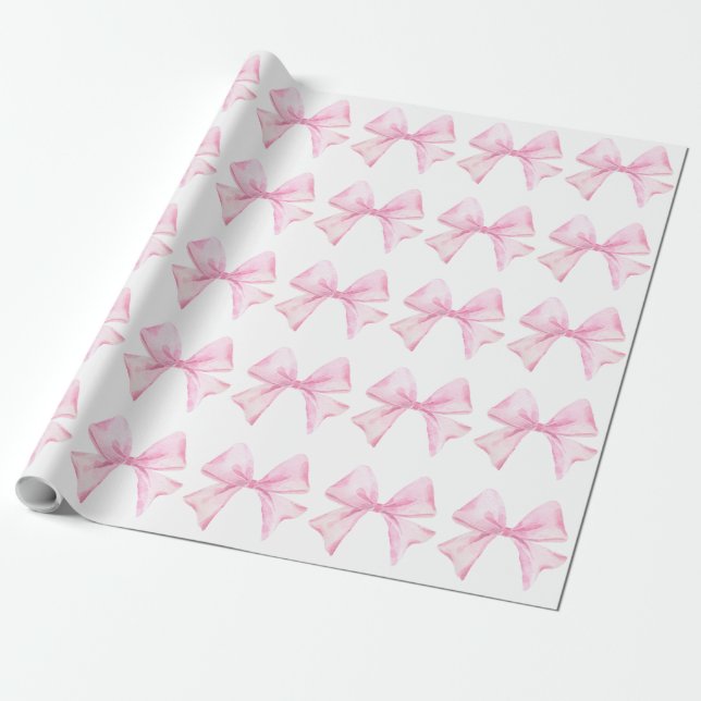 Cadeau Papier à enveloppement pour cabot rose (Déroulé)