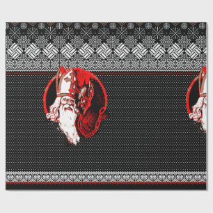 Cadeau Papier à enveloppement pour chandail Krampus