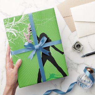 Cadeau Papier à enveloppement pour danse féminine