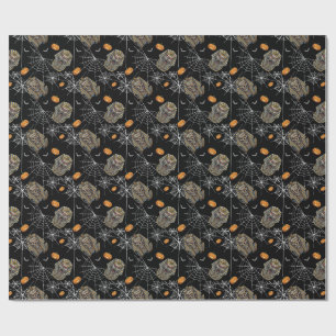 Cadeau 🖤 Papier à enveloppement pour momie Pharaon Noir 